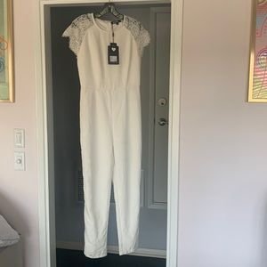 NWT Missguided for Nordstrom Lace Jumper Romper Pantsuit Bachelorette Size 6